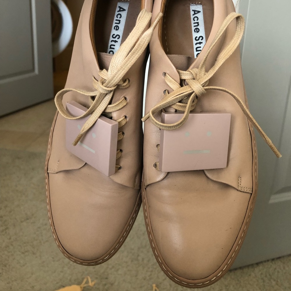 Acne Studios Face Sneakers - Blush/Dusty Pink